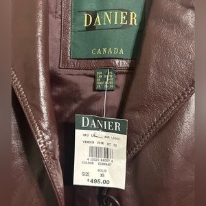 Leather Danier jacket never worn